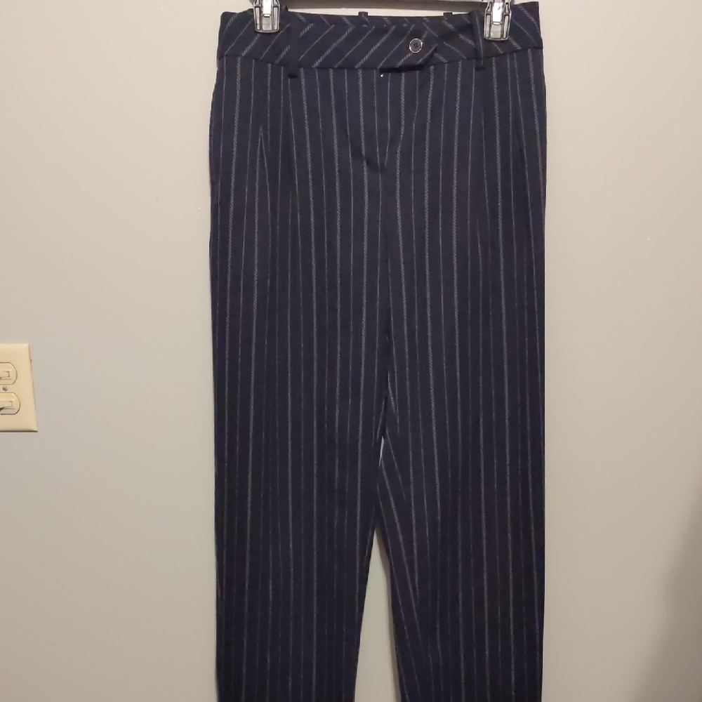 Liz Claiborne Men's Dark Blue Striped Pants